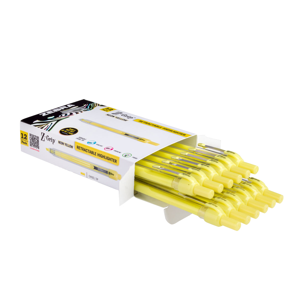 Z-Grip Retractable Highlighter – Zebra Pen