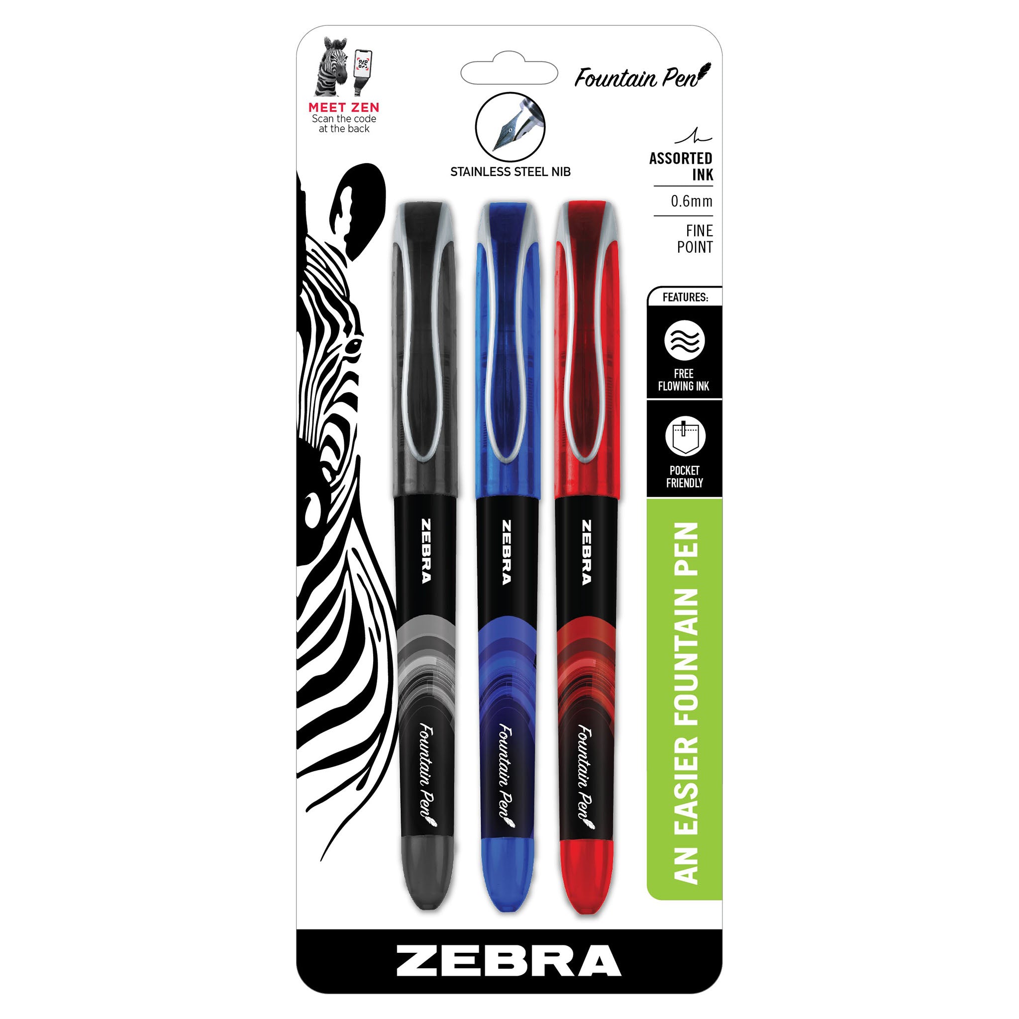 ZEBRA Brand Fountain Pen