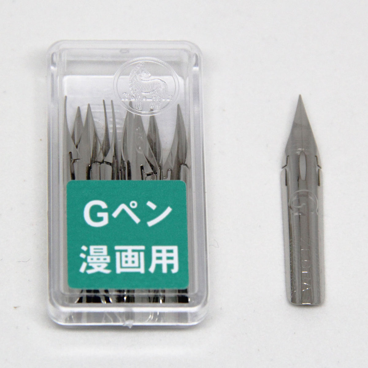 ZEBRA Comic Pen Nib- Type Professional - G Model Hard Type - Chrome - 10  Pack (PG-8B-CK)