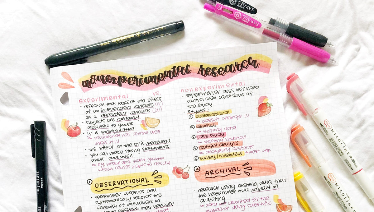 How to Color Code StudyGram Notes – Zebra Pen