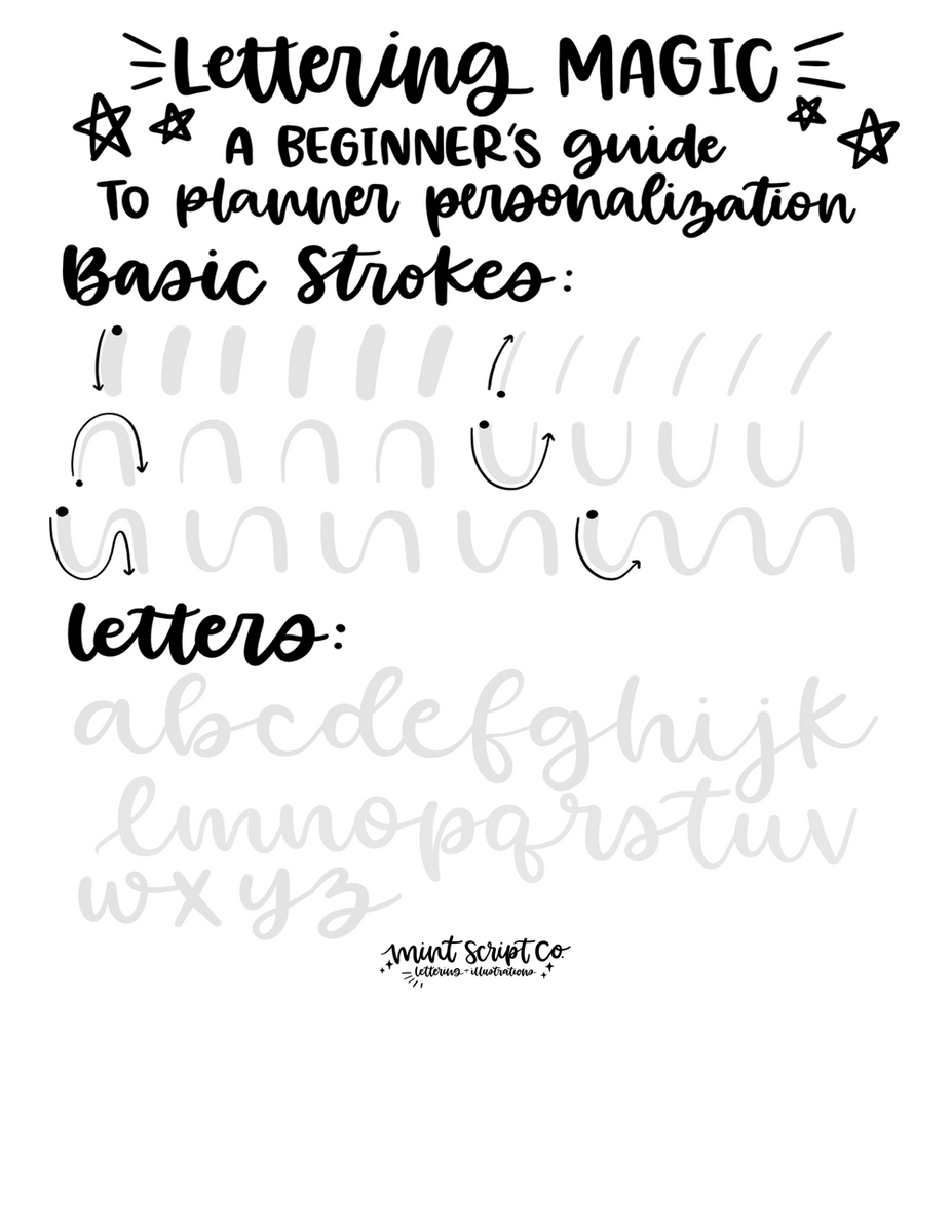 Lettering Magic: A Beginner's Guide to Planner Personalization – Zebra Pen