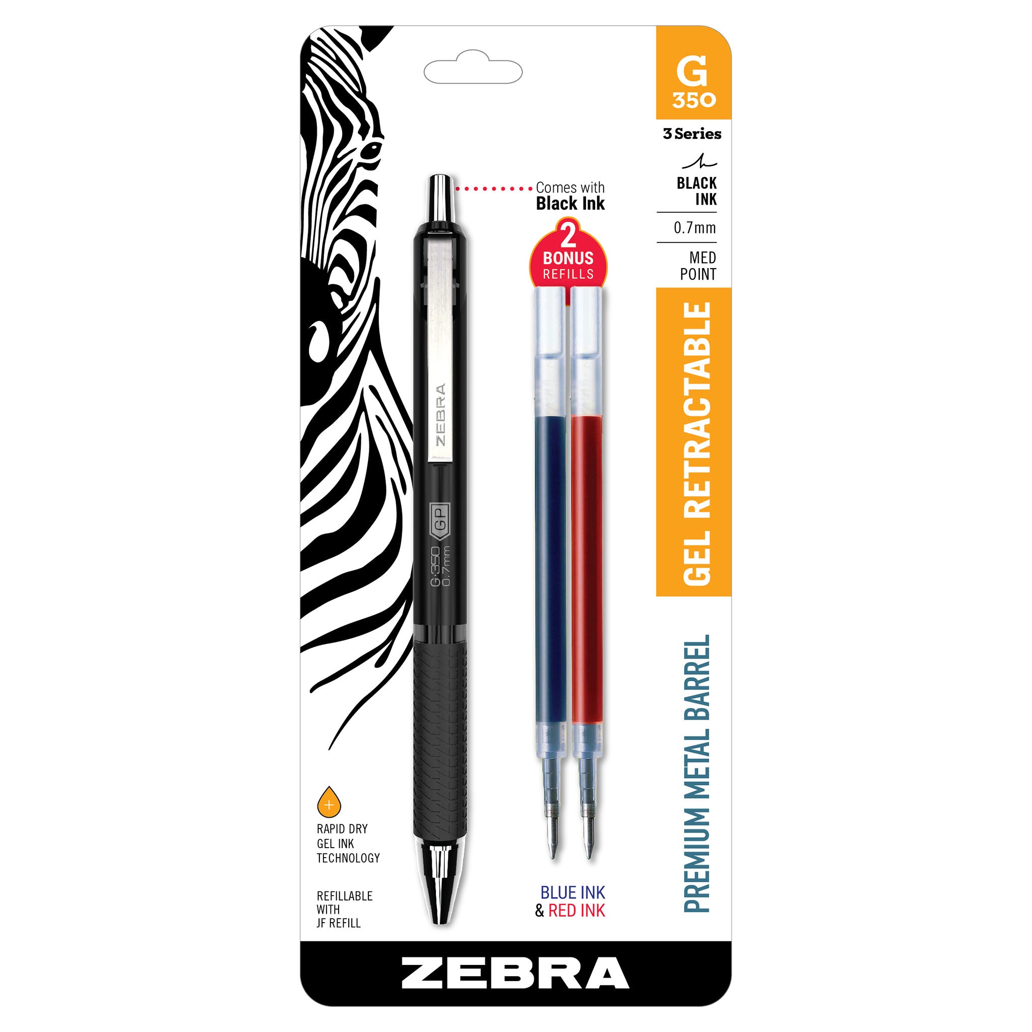 ペン3 G-350 Gel Retractable Pen | Zebra Pen