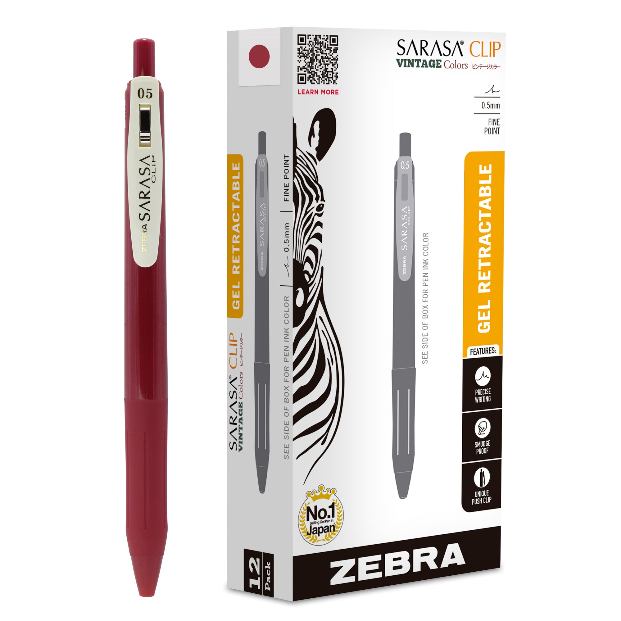 SARASA Clip Vintage Gel Retractable