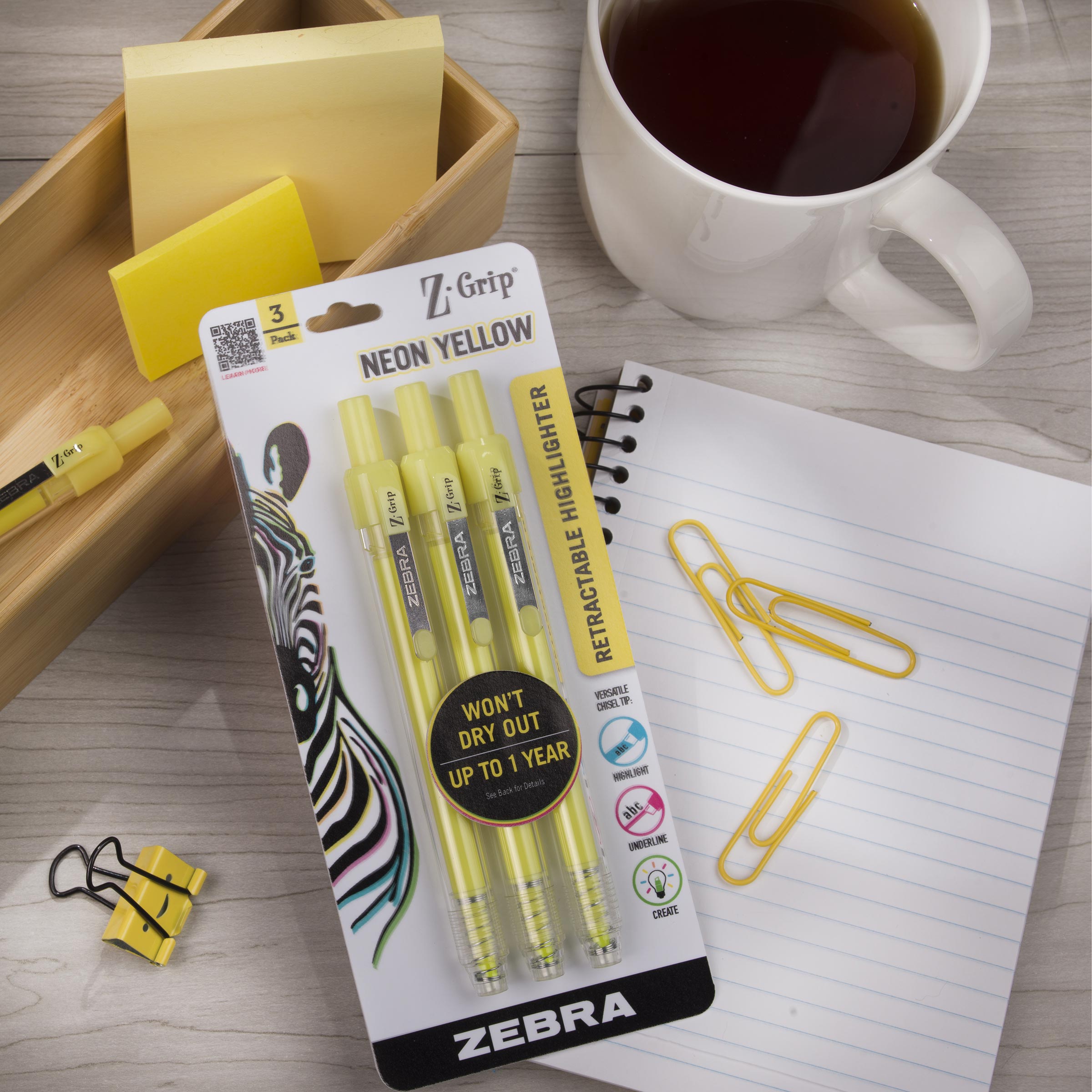 Z-Grip Retractable Highlighter