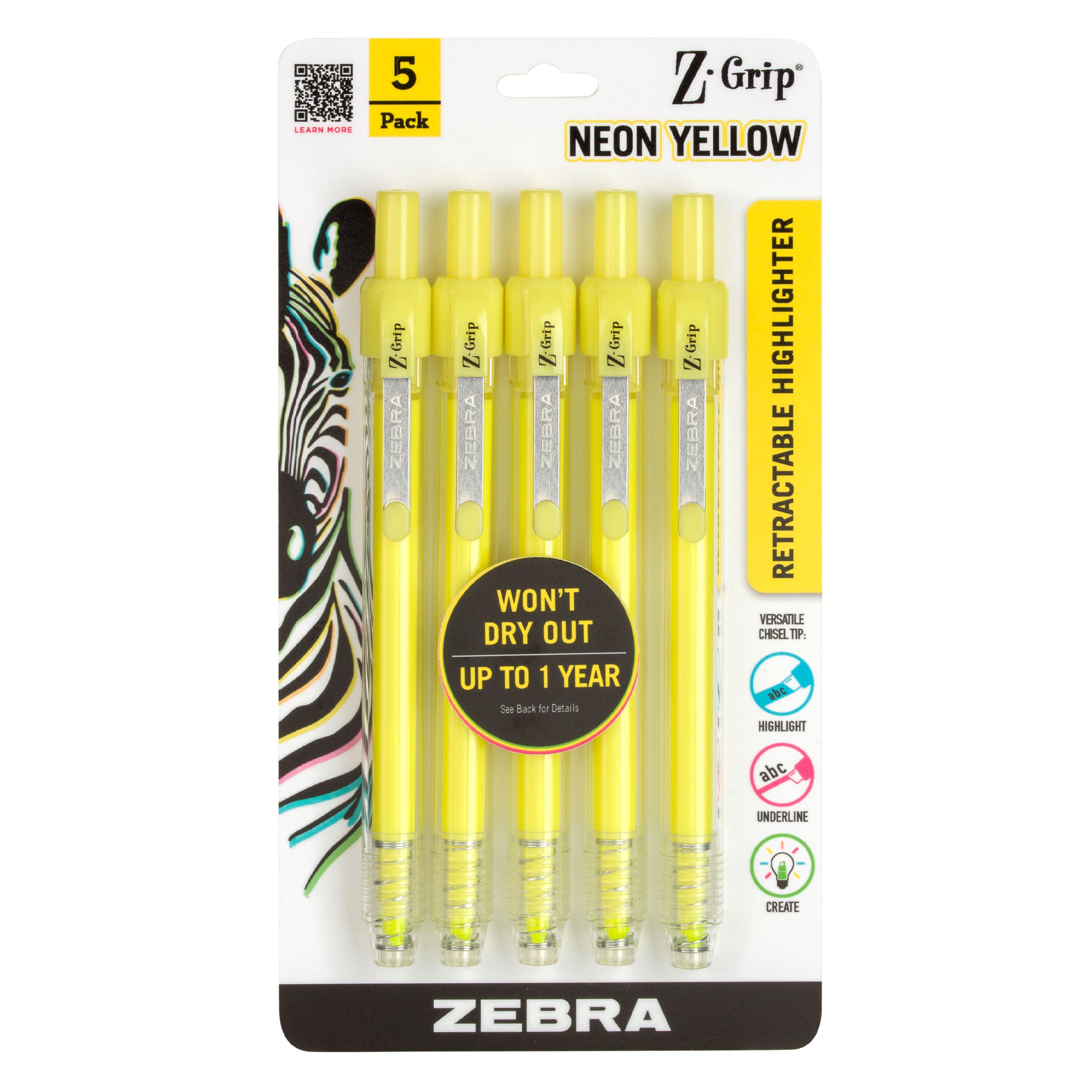 Z-Grip Retractable Highlighter