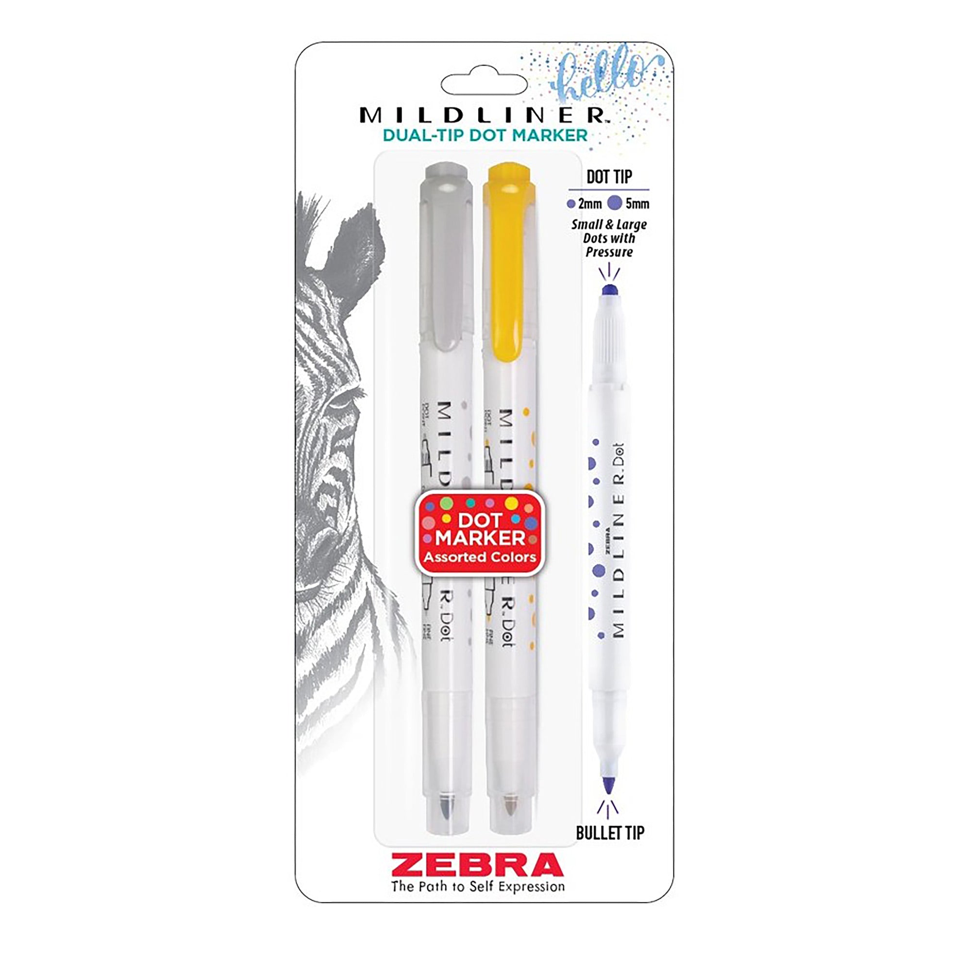 MILDLINER Dual-Tip Dot Marker