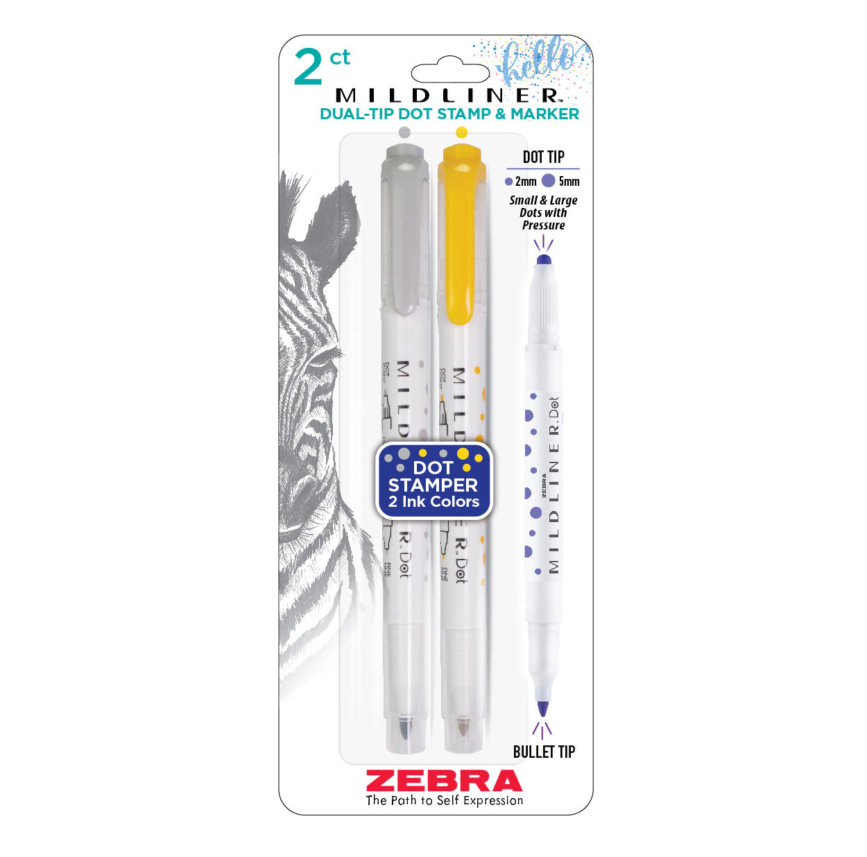 MILDLINER Dual-Tip Dot & Marker