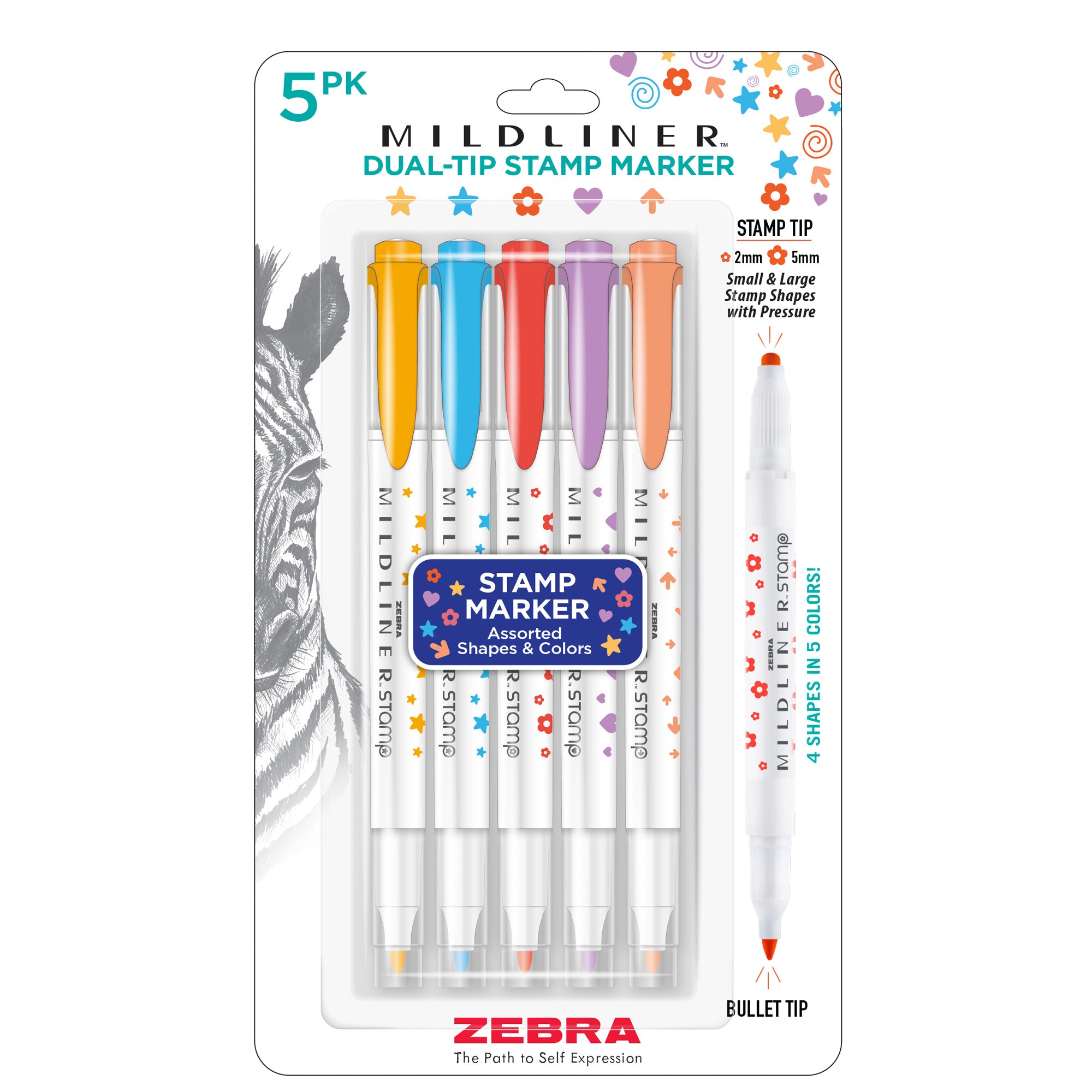 MILDLINER Dual-Tip Stamp Marker