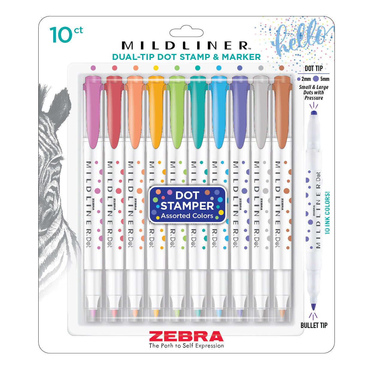 MILDLINER Dual-Tip Dot & Marker