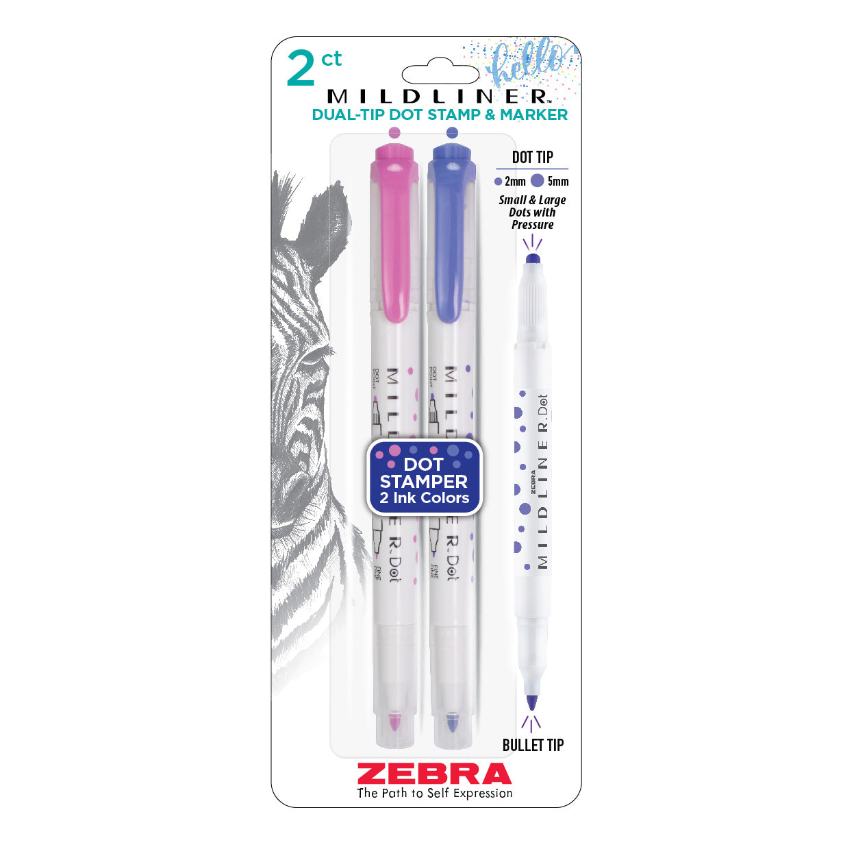 MILDLINER Dual-Tip Dot & Marker