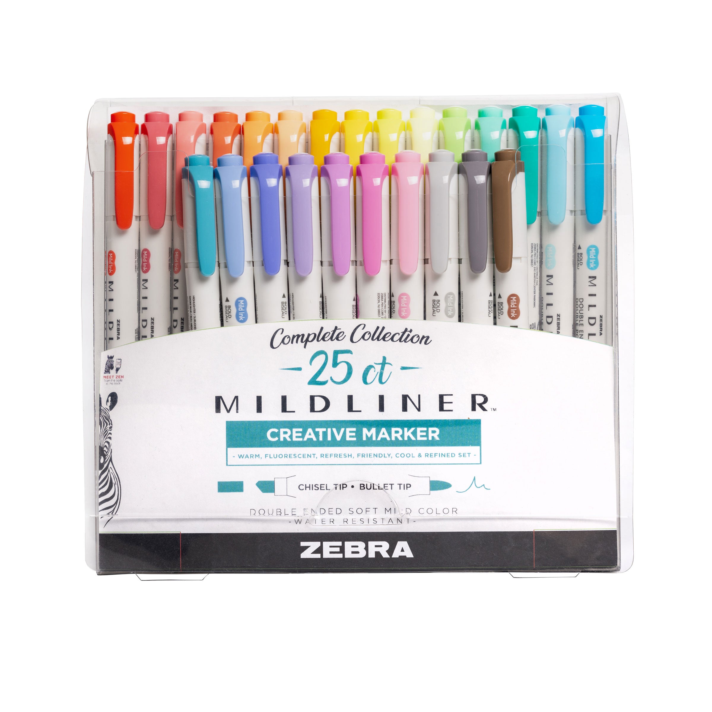 Mildliners MILDLINER Dual-Tip Creative Highlighter β Zebra Pen