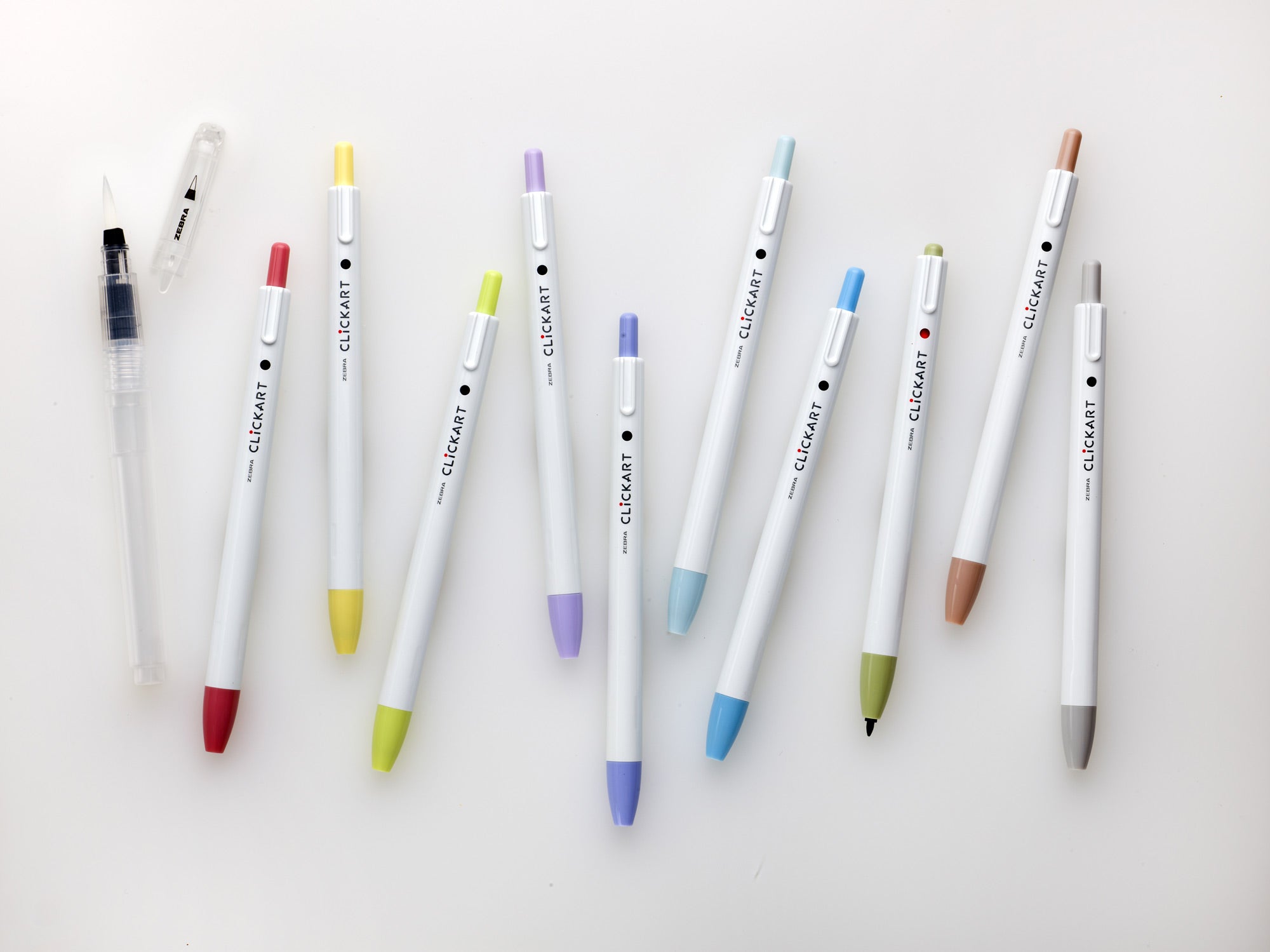 CLiCKART Retractable Felt Tip Marker