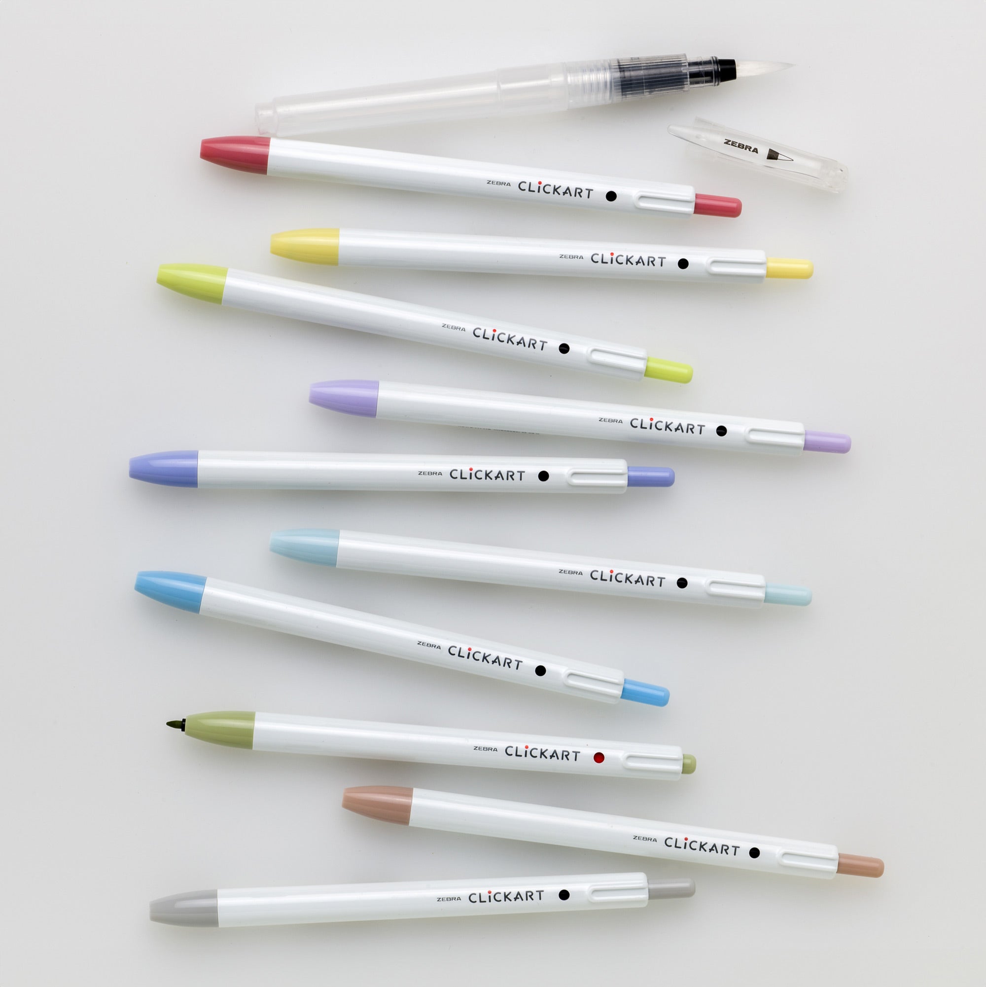 CLiCKART Retractable Felt Tip Marker