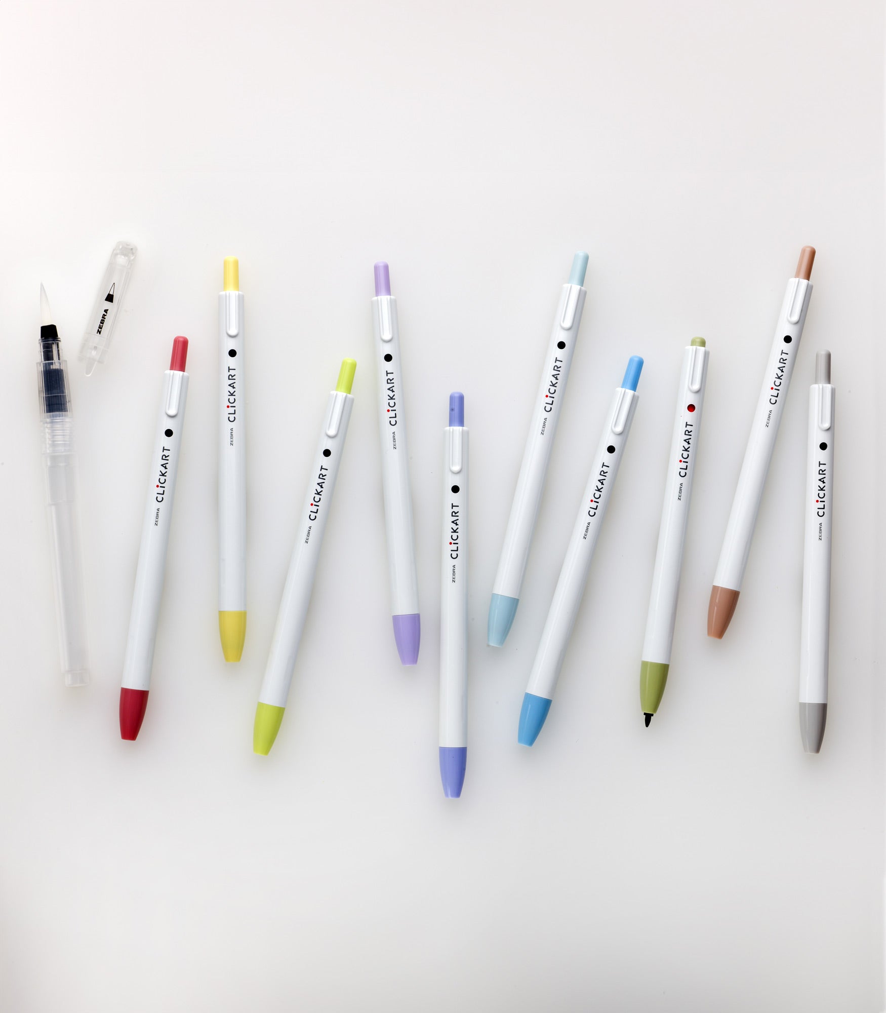 CLiCKART Retractable Felt Tip Marker