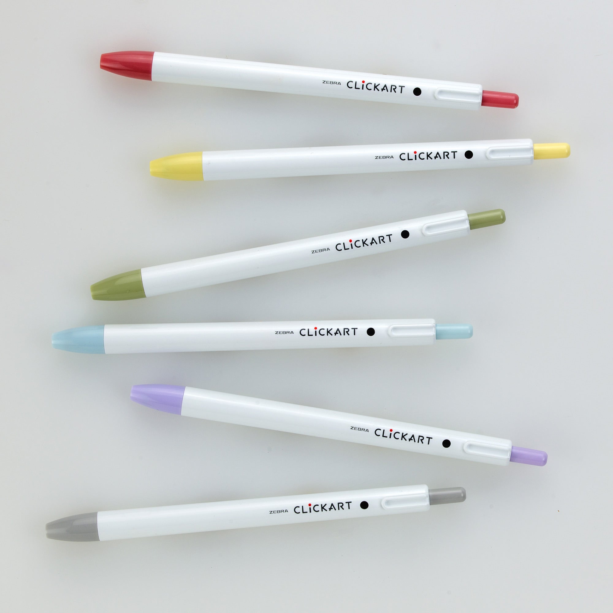 CLiCKART Retractable Felt Tip Marker