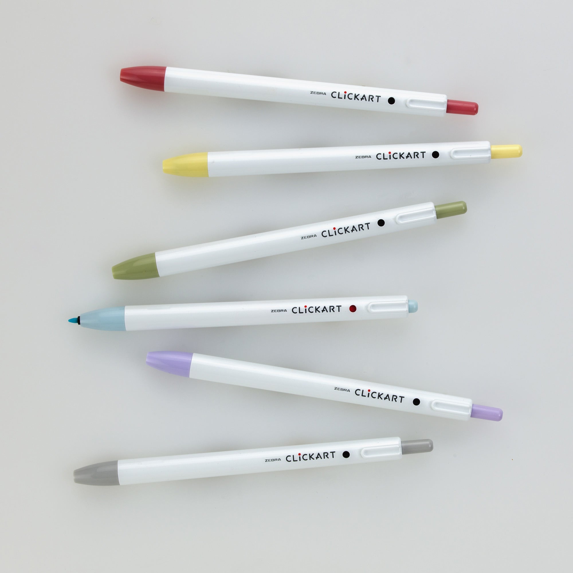 CLiCKART Retractable Felt Tip Marker
