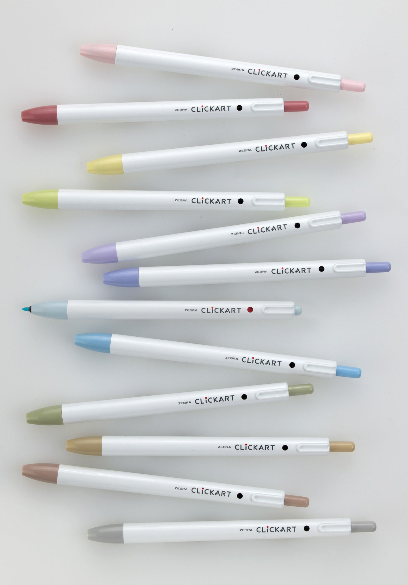 CLiCKART Retractable Felt Tip Marker
