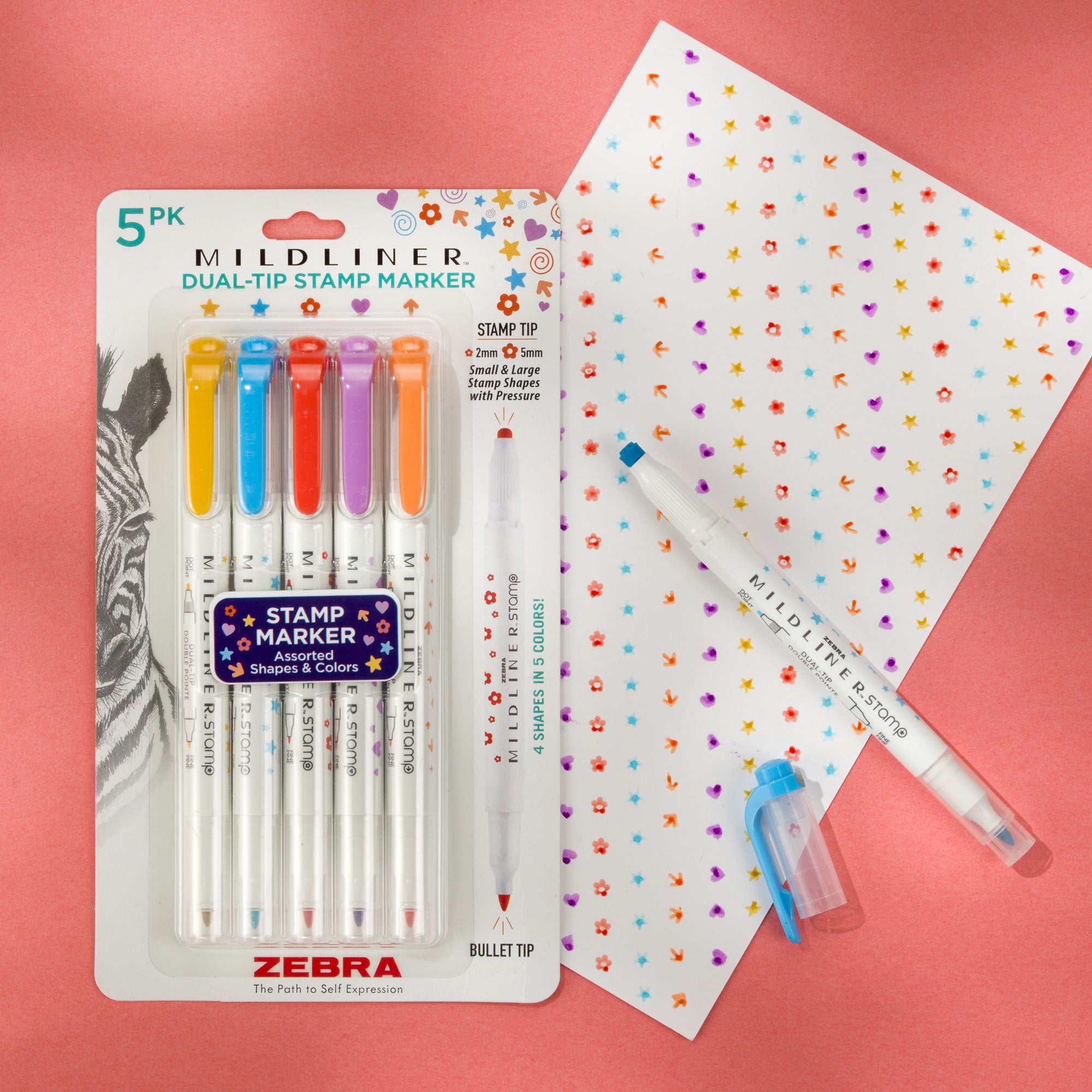 MILDLINER Dual-Tip Stamp Marker