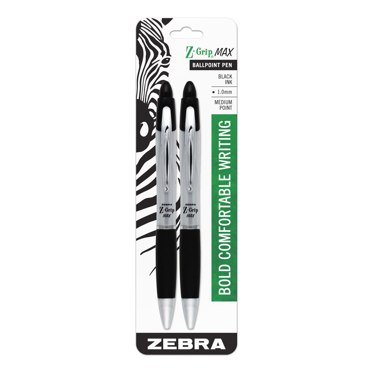 Z Grip MAX Retractable Ballpoint Zebra Pen z-grip-max-retractable-ballpoint-zebra-pen