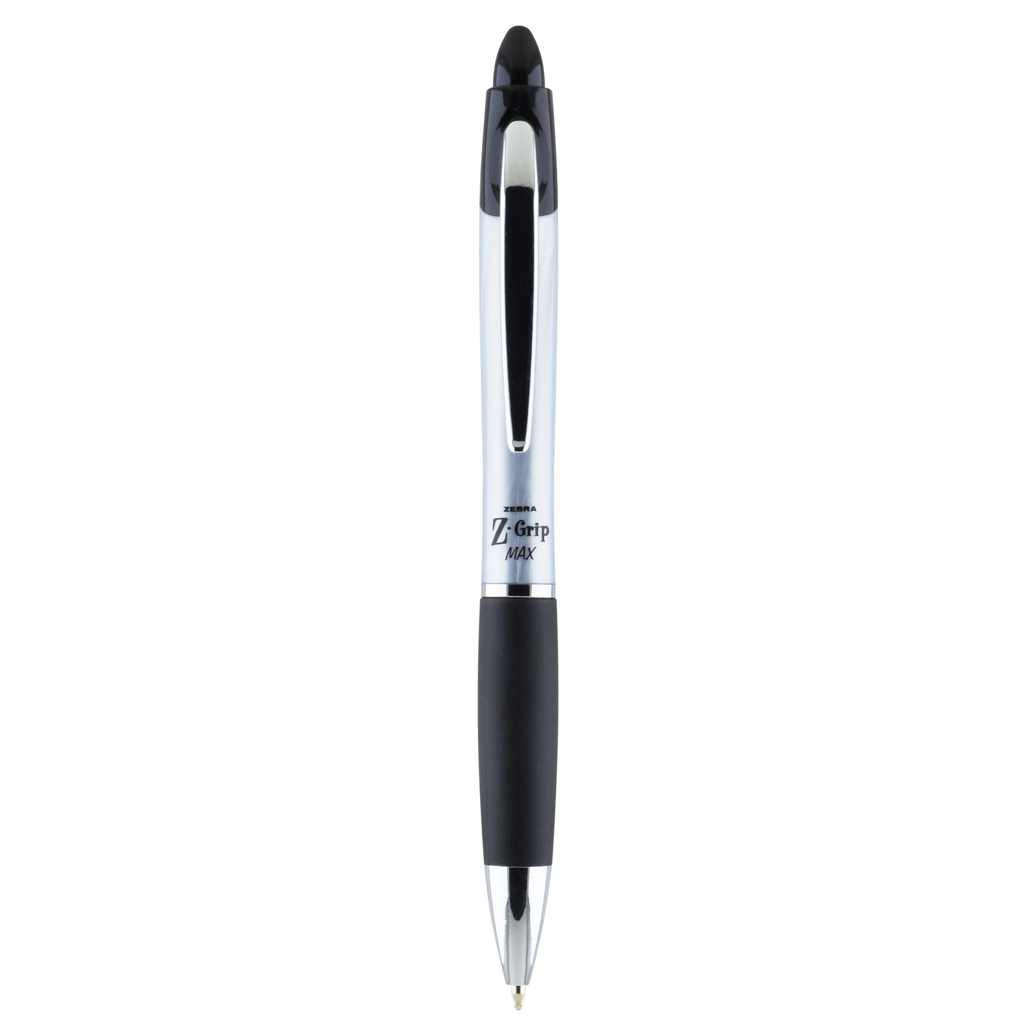 Zebra Z-Grip Smooth - Mini penne a sfera retrattili, 1,0 mm, confezione da 6, colore: nero Zebra Z-Grip Smooth - Mini penne a sfera retrattili, 1,0 mm, confezione da 6, colore: nero