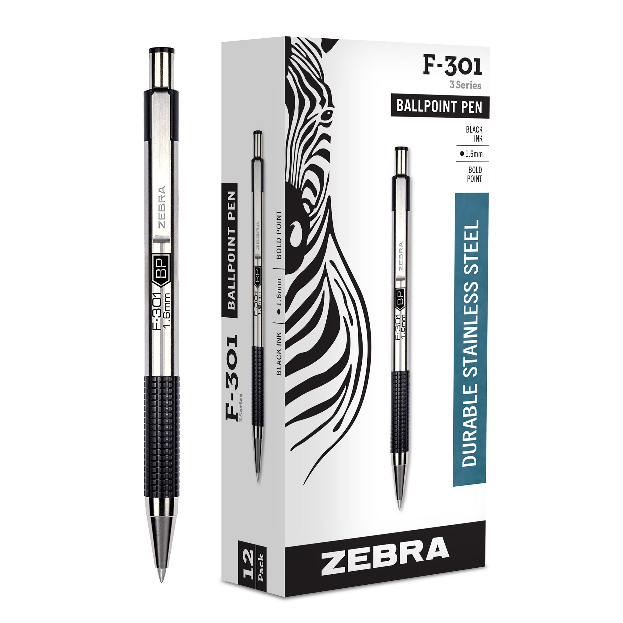 Zebra Fine Point F-301 Ball Point Pen - 4 Pack - Multi-Color, 4 pk - Pick  'n Save