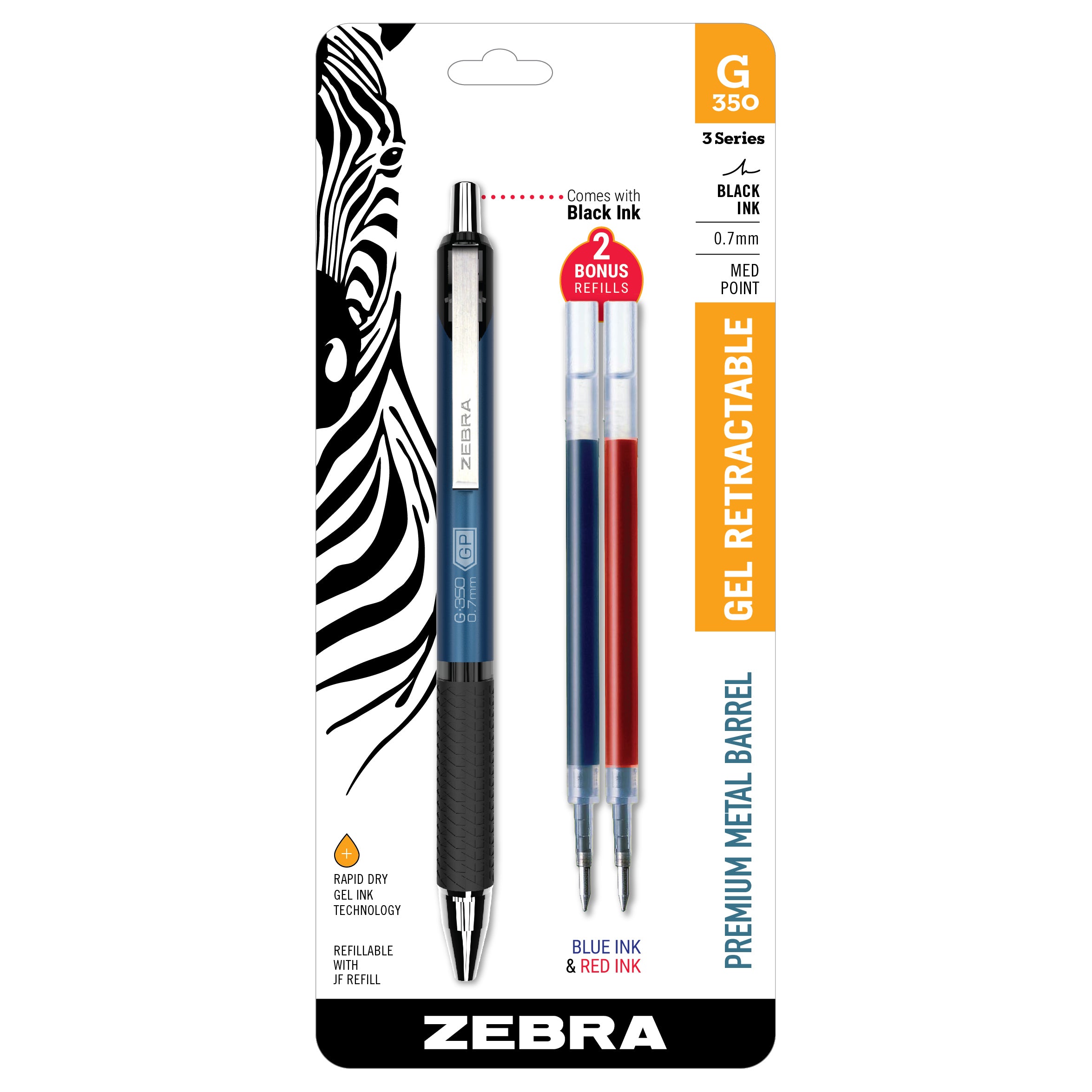 Zebra Pen F-Refill - Medium Point