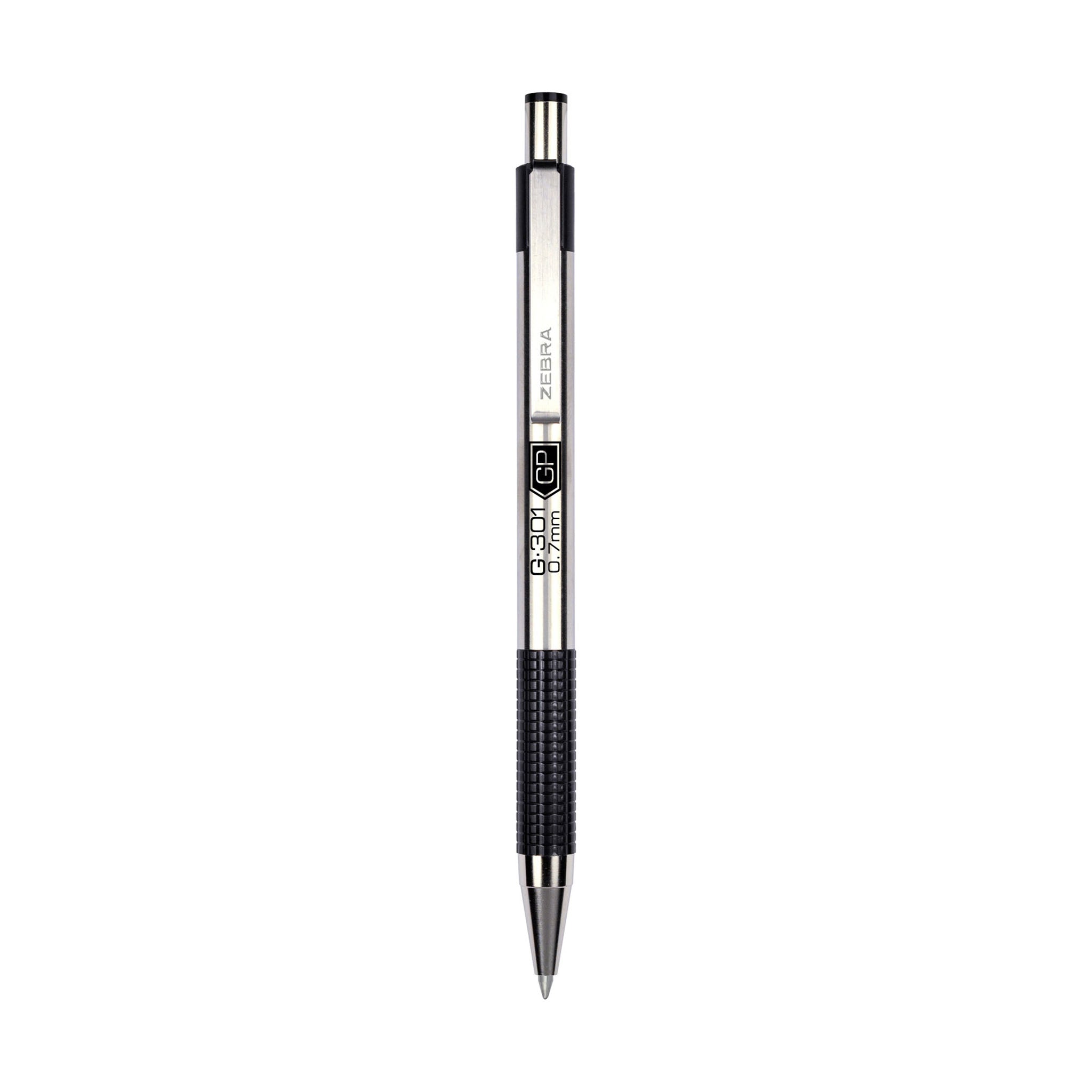 Zebra Pen LV-Refill for Gel Ink Pens, Medium Point, 0.7mm, Black Ink, 2-Pack