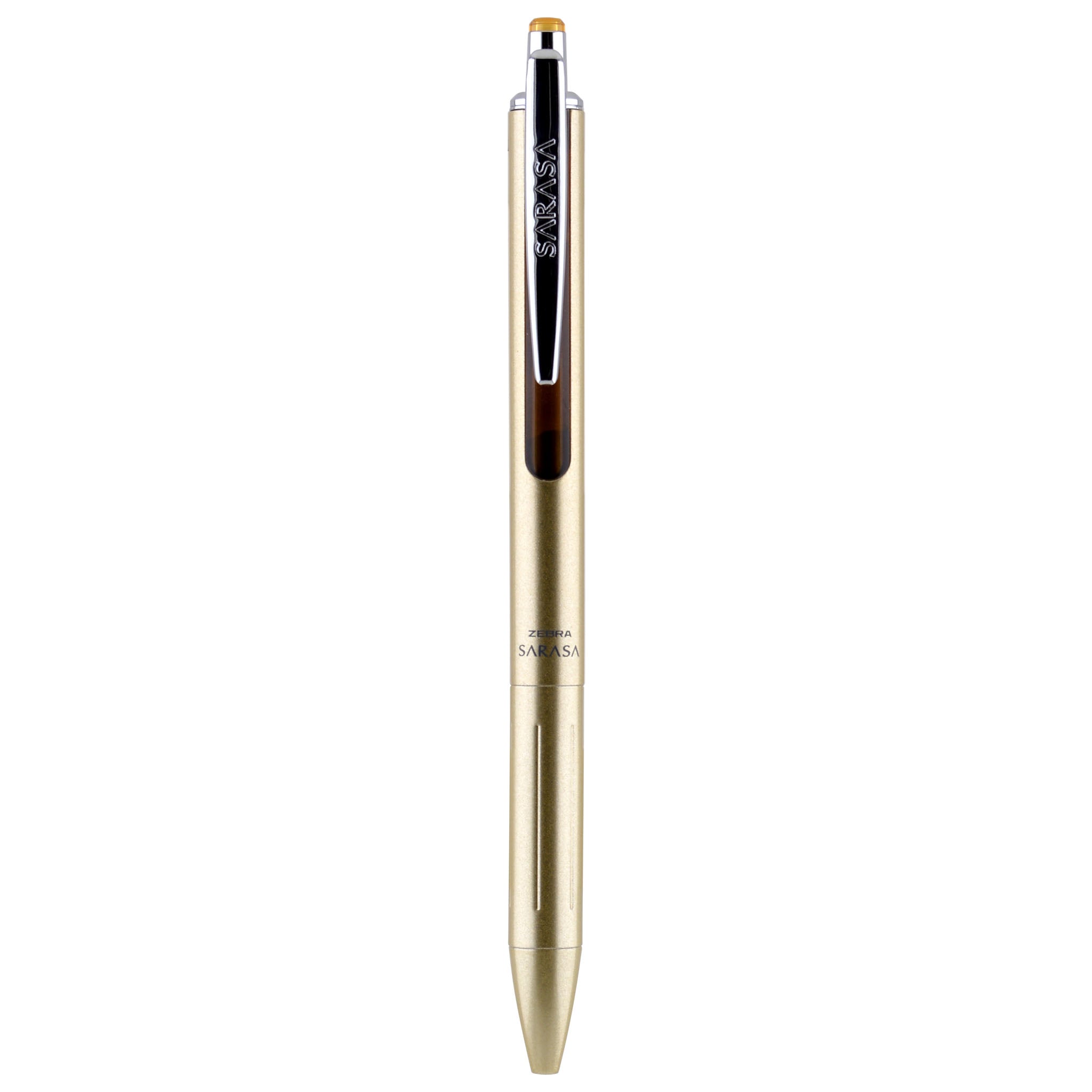 Zebra Pen SARASA Grand Retractable Gel Pen - 0.7 mm Pen Point Size -  Refillable - Retractable - Black Gel-based Ink - White Metal Barrel - 1  Each - Filo CleanTech