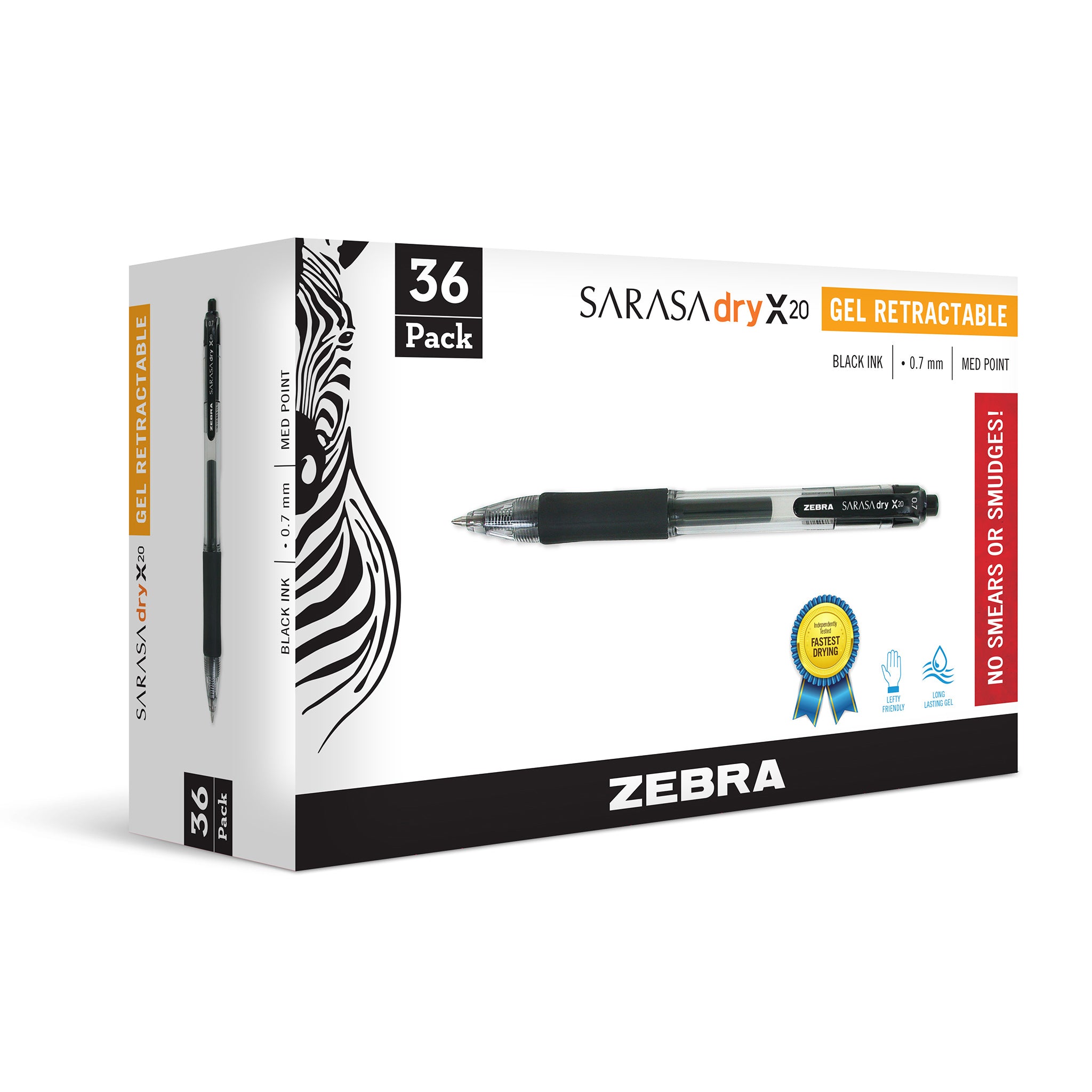 Zebra Sarasa Study Gel Pen - 0.5 mm - Black