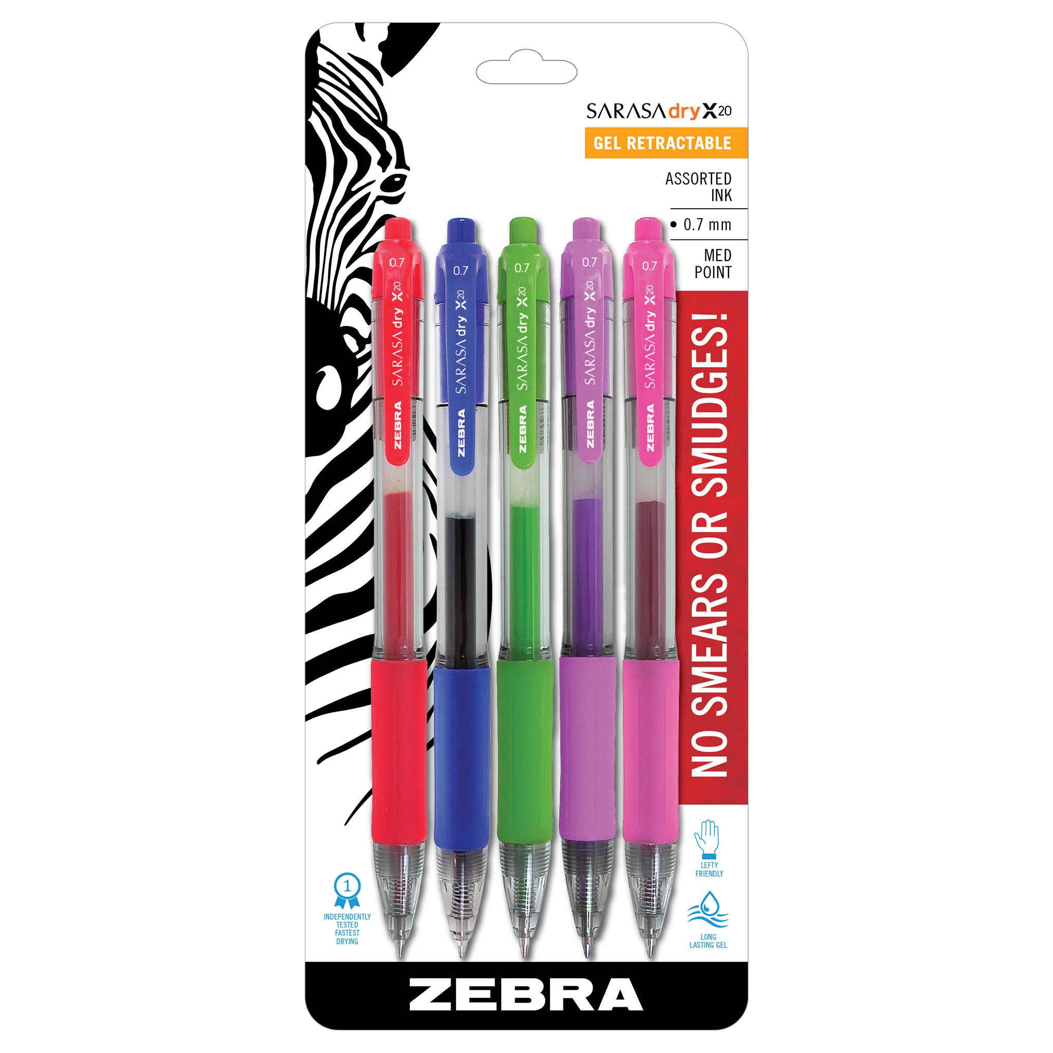  favide 22 Pack 0.5mm 6-in-1 Multicolor Ballpoint Pen