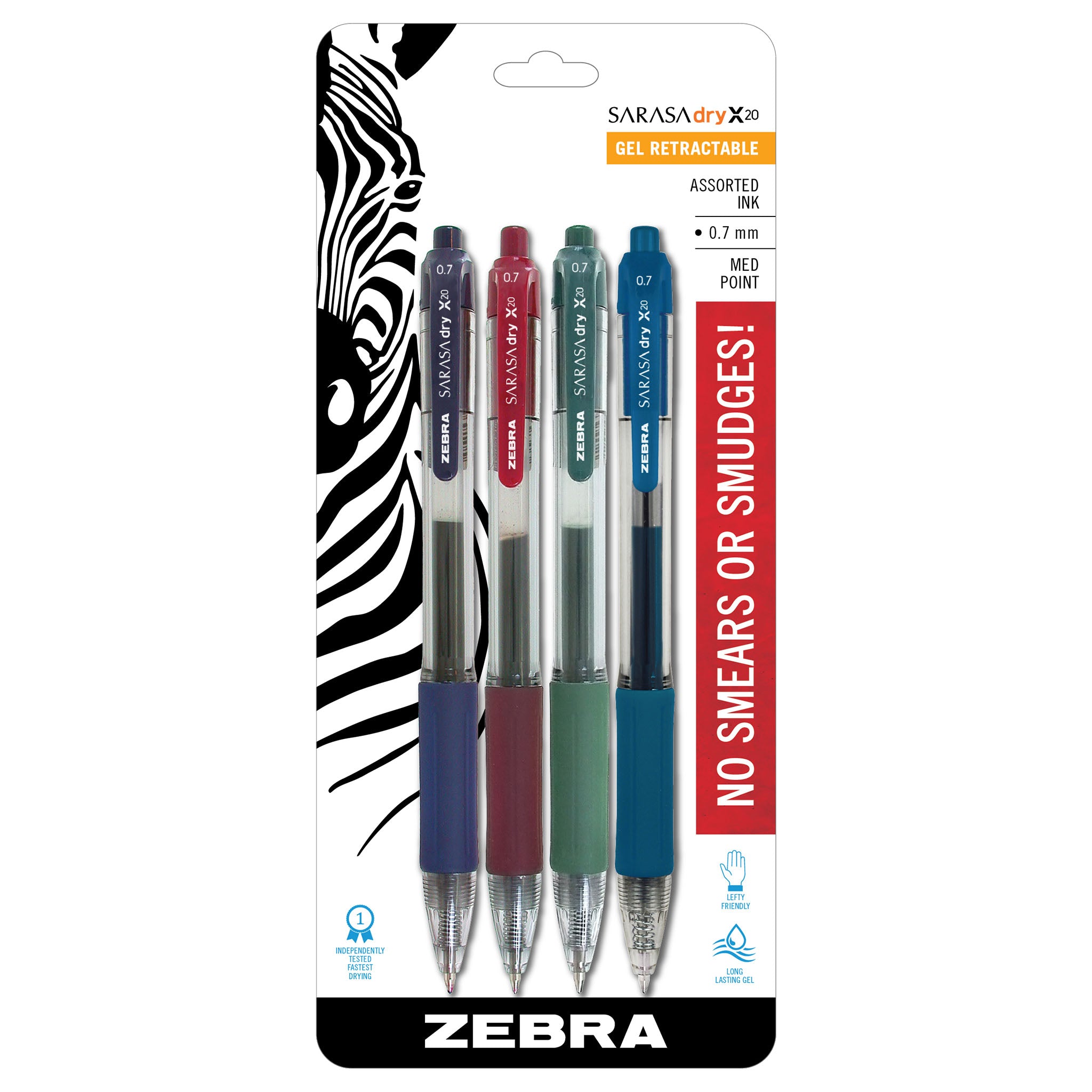 Zebra Pen LV-Refill for Gel Ink Pens, Medium Point, 0.7mm, Blue Ink, 2-Pack