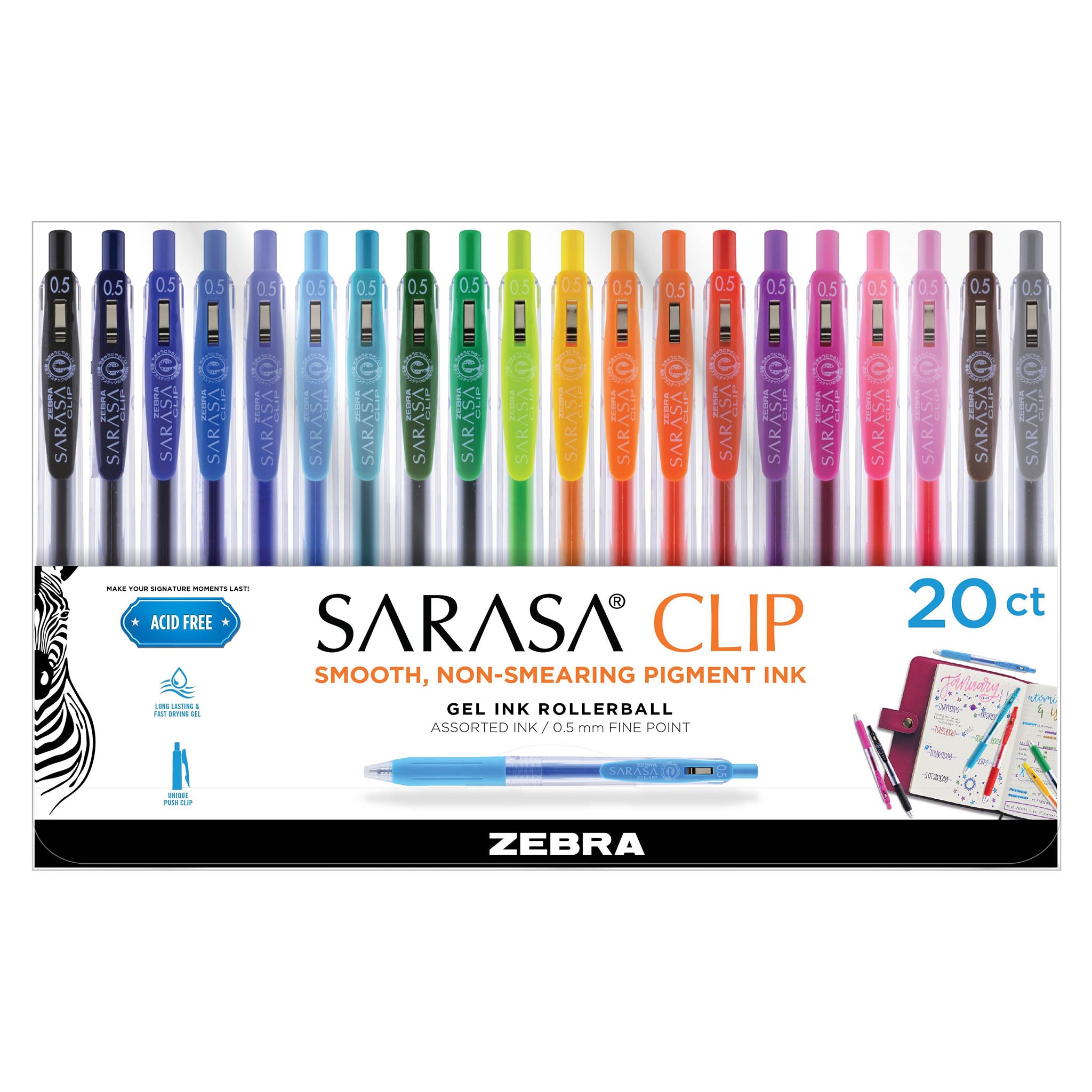 SARASA Clip Gel Retractable