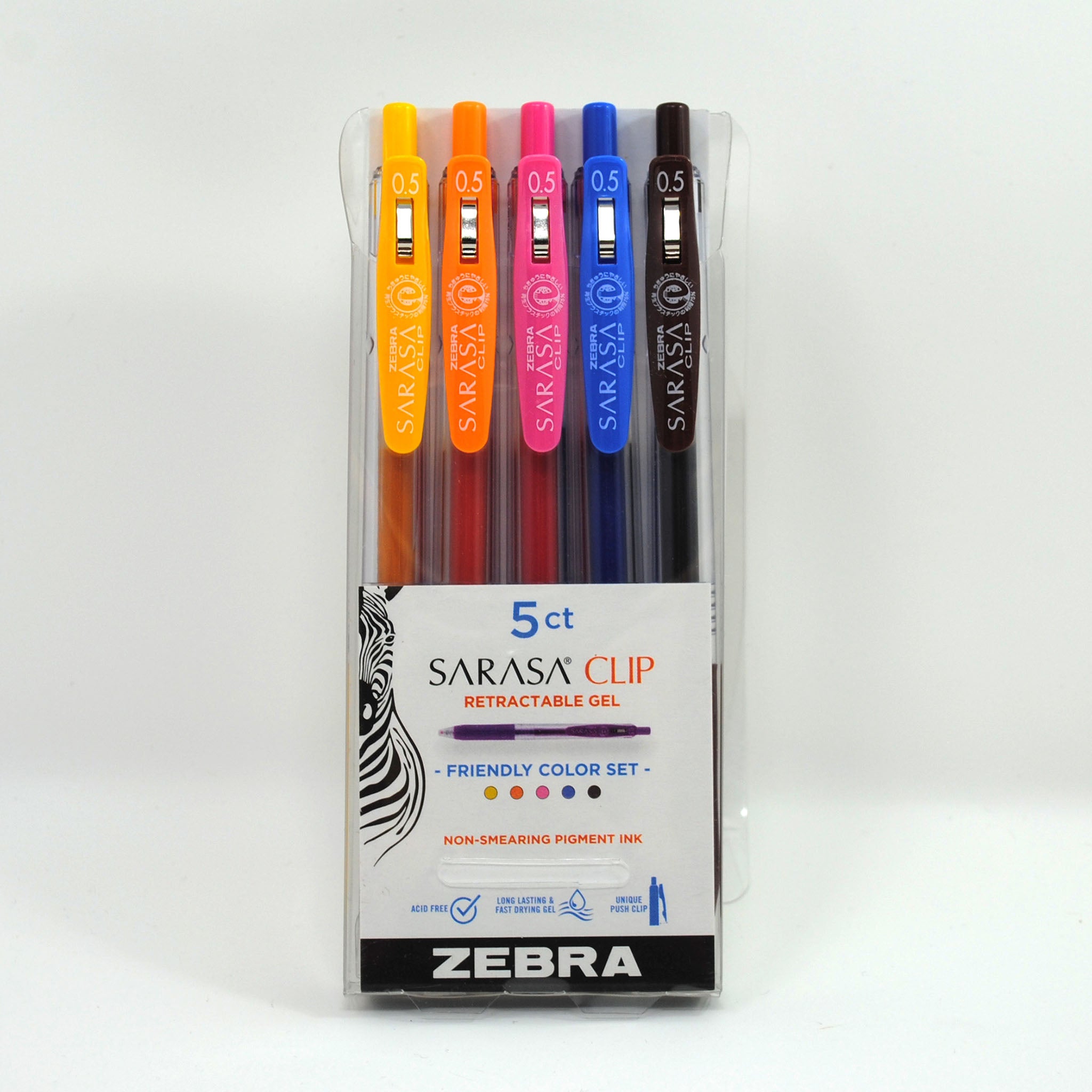 Zebra Sarasa Push Clip Gel Pen - 0.5 mm – Bunbougu
