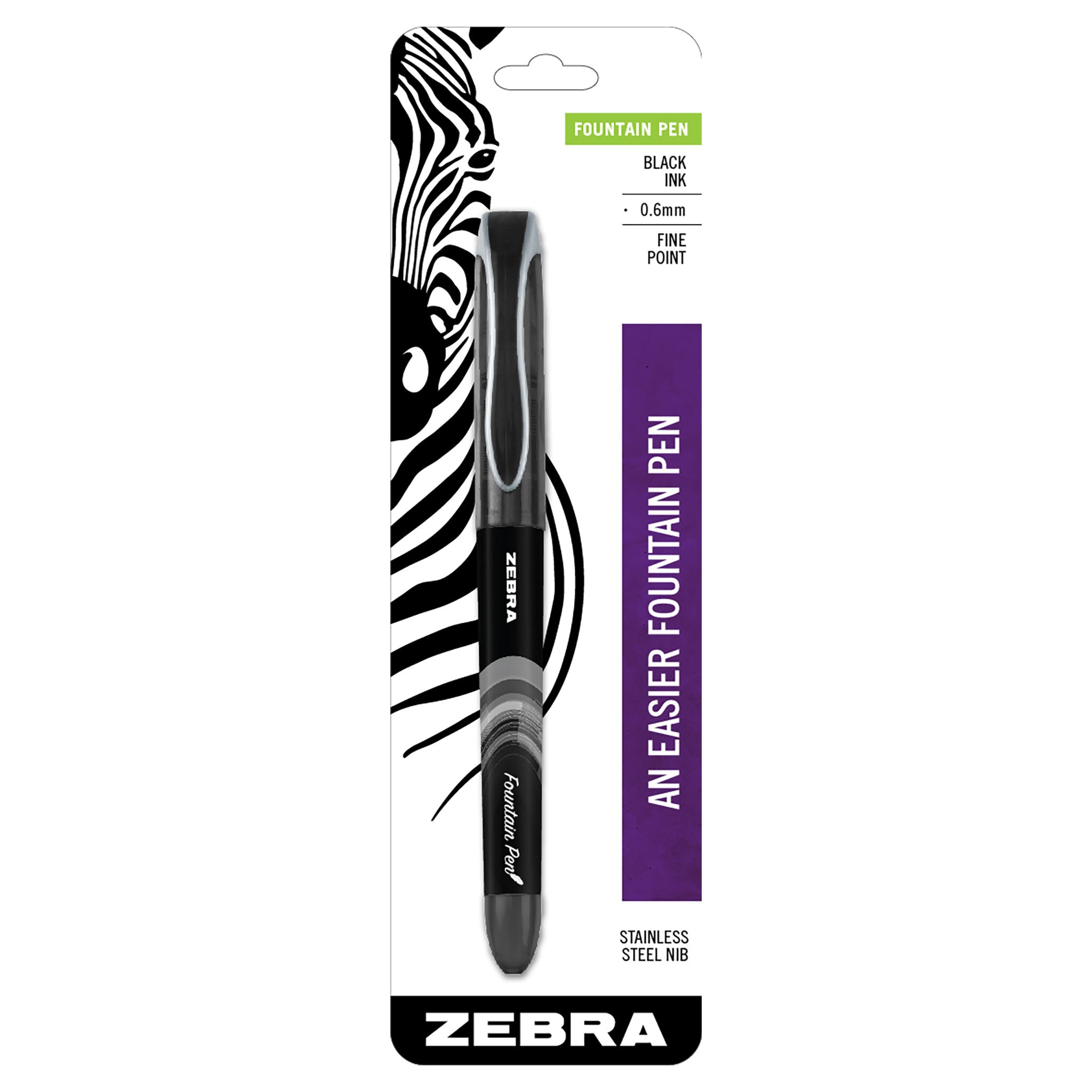 Zebra Disposable Fountain Pen - .6mm – Shorthand