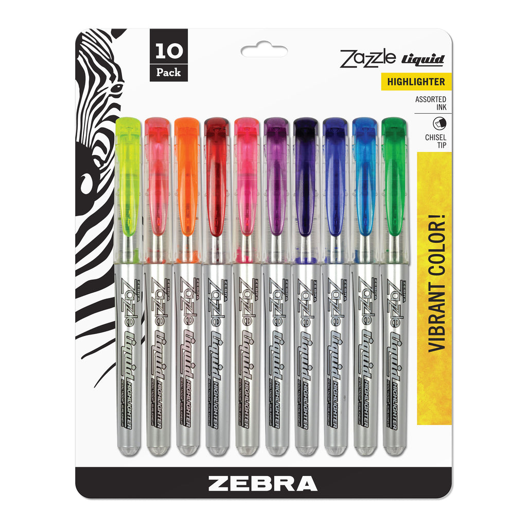 Zazzle Liquid Highlighter – Zebra Pen