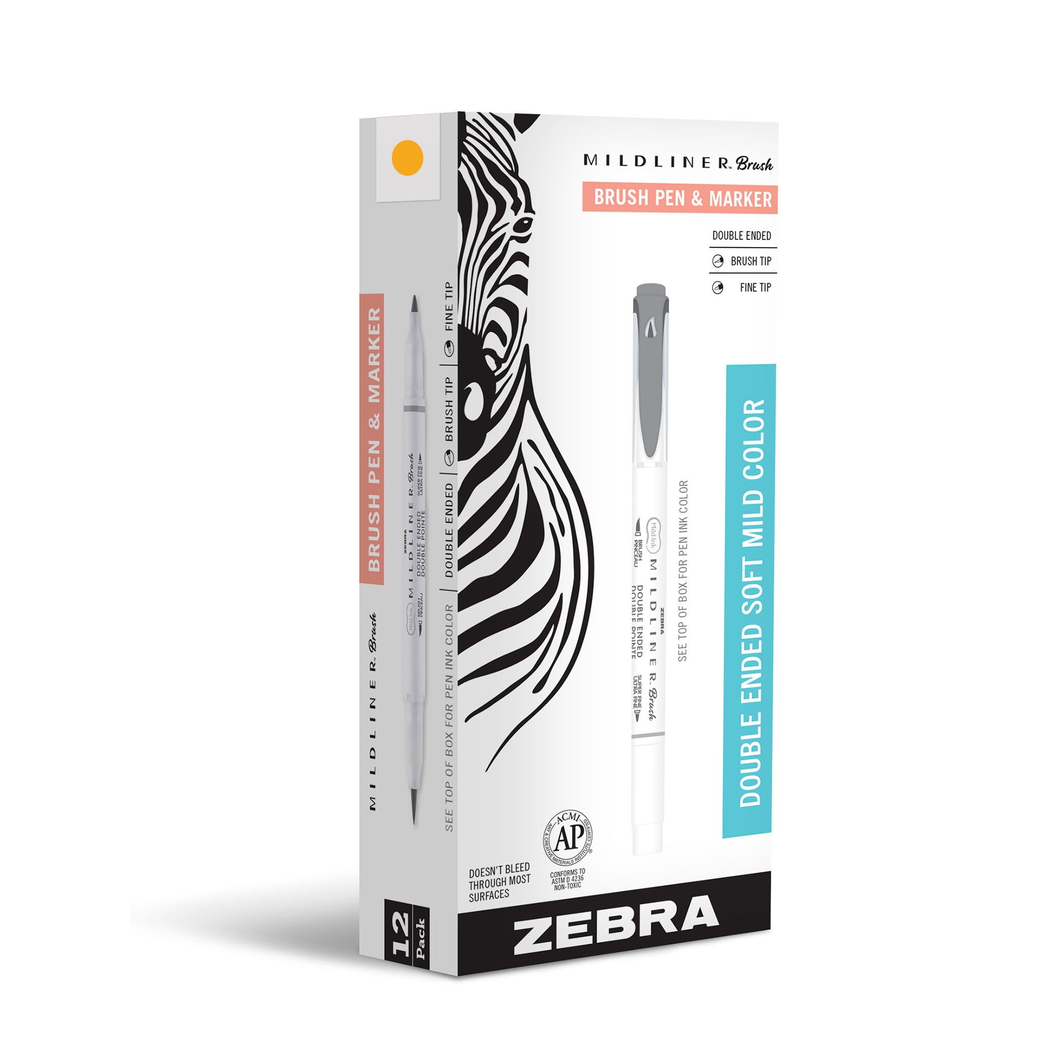 MILDLINER Dual-Tip Brush Pen – Zebra Pen - Main Image