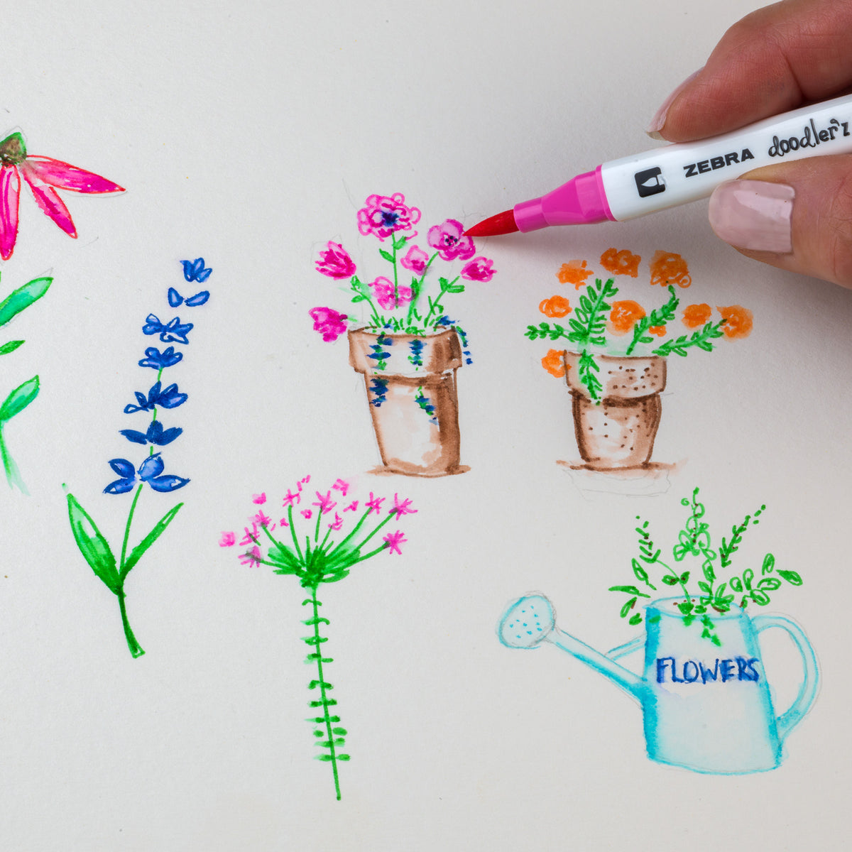 doodler'z Dual Brush Pen – Zebra Pen