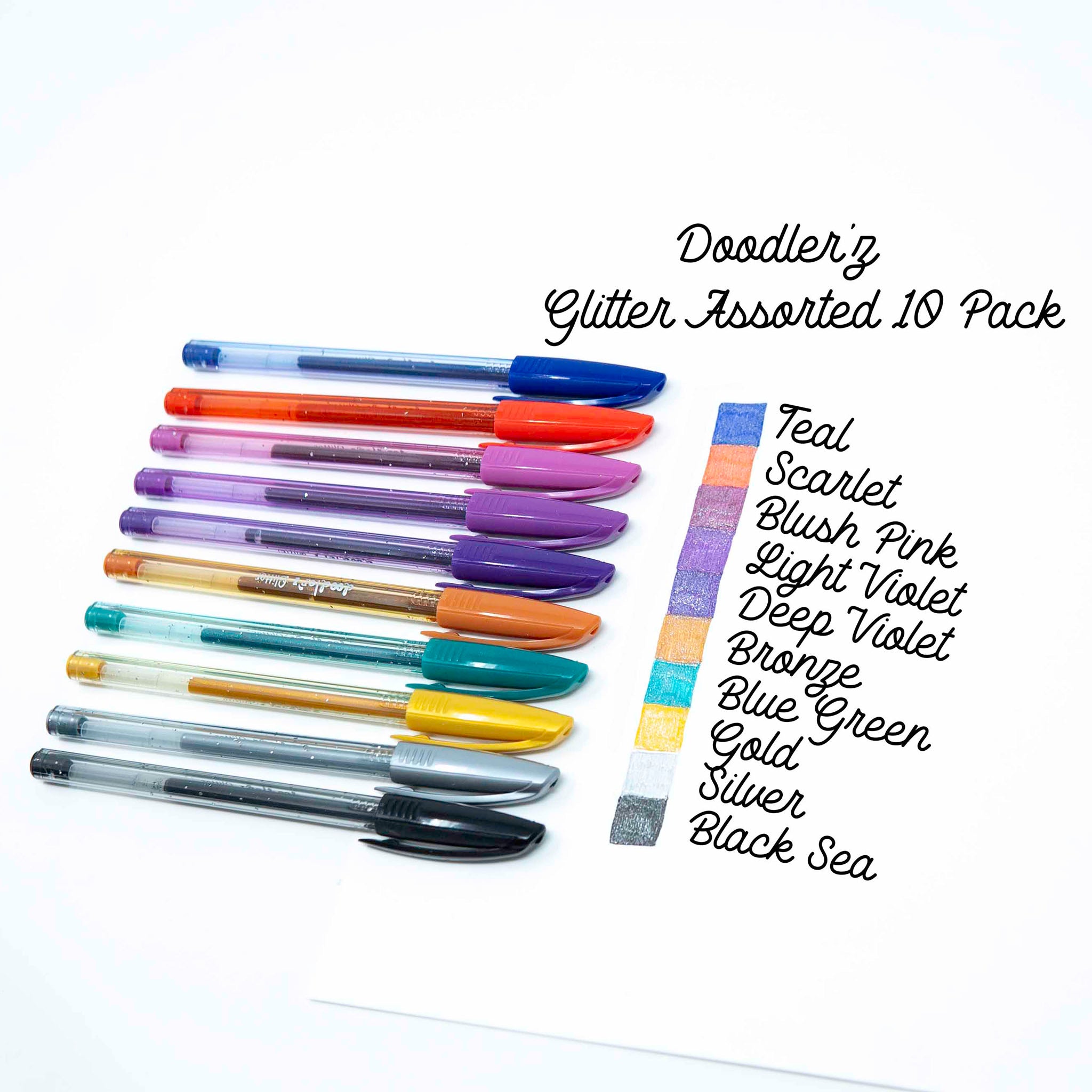 Zebra Doodlerz Glitter Gel Stick Pens - Shop Pens at H-E-B